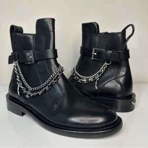 Zadig & Voltaire Black Leather Sole